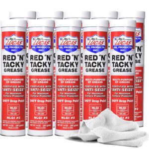 Red-N-Tacky Grease Case 10 x 14oz Cartridge LUC10005-10