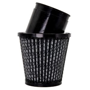 Filter Air Kart Asphalt 2.437in Inlet 4in Black OTRCY11000B-BLK