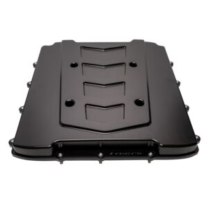 LS GenV LT4 Supercharger Lid Chevron Black BSPBLK95068
