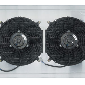 71-73 Mustang Radiator AT 26in Dual 12in Fans CCRFOM578AK