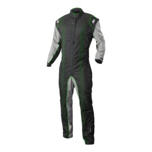 Suit Karting GK2 Adult 2X-Large Black/Green K1R10-GK2-V-2XL