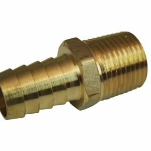 Fitting  1/2 NPT x 5/8 Barb  Straight Brass MOR22735