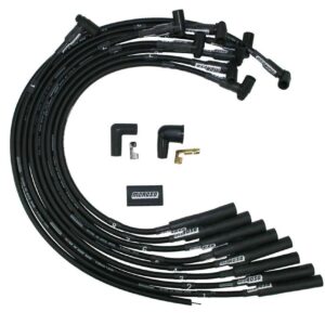 Ultra 40 Plug Wire Set BBC Over V/C HEI  Black MOR73711