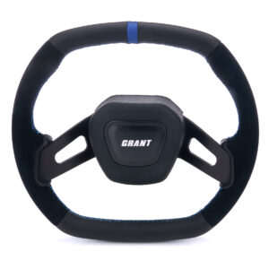 C8 Performance Steering Wheel Blue Center Stripe GRT682