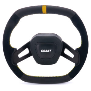 C8 Performance Steering Wheel Yellow Center GRT684