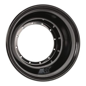 Wheel Half 12-Blt 10in x 3in Black Brake Bell KAW103BCB
