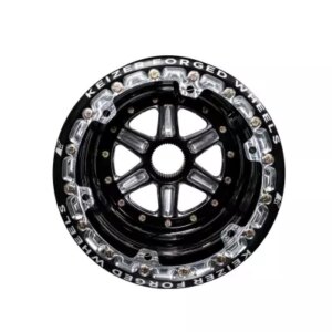 Wheel Splined 15x17 Blk Outer Beadlock 6in BS KAW15177SPFBLB