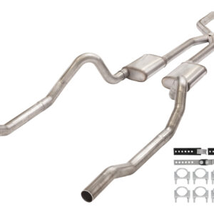 66-74 Mopar B-Body Crossmember Back Exhaust PYPSMB13R