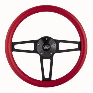 Billet T Series Red Wrap ped Steering Wheel GRT1918R