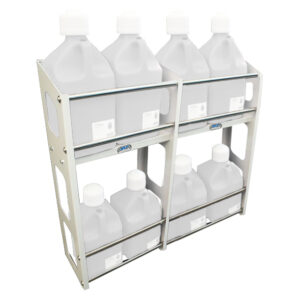 Jug Rack 8 Position White - Stacker Style HRPHRP6359-8-WHT