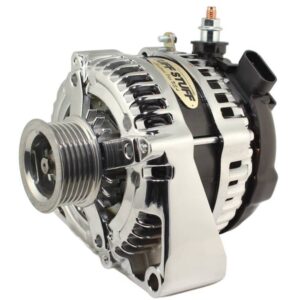 LS225 Max Amp Alternator 6 Groove OEM Wire Chrome TFS8435C6GOE