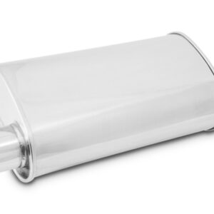 STREETPOWER Oval Muffler 2.5in Inlet/Outlet VIB1129