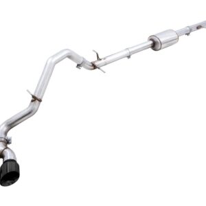 19-23 Silverado/Sierra Single Exhaust Black Tip AWE3015-23208