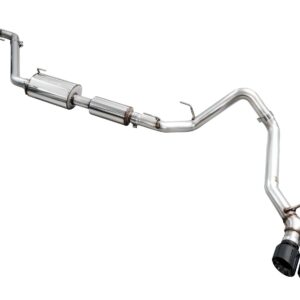 24+ Tacoma Single Exh Dual Black Tips AWE3015-33254