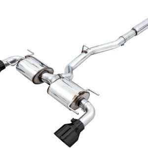 BRZ GR86 FR-S Exhaust Dual Outlet Black Tips AWE3015-33486