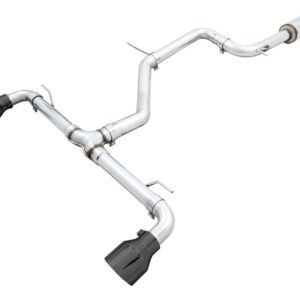 VW GTI MK8 Exhaust Dual Outlet Black Tips AWE3020-33658