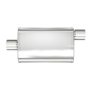 SS 3 Chamber Muffler 2.25in Offset In/Center MAG13215