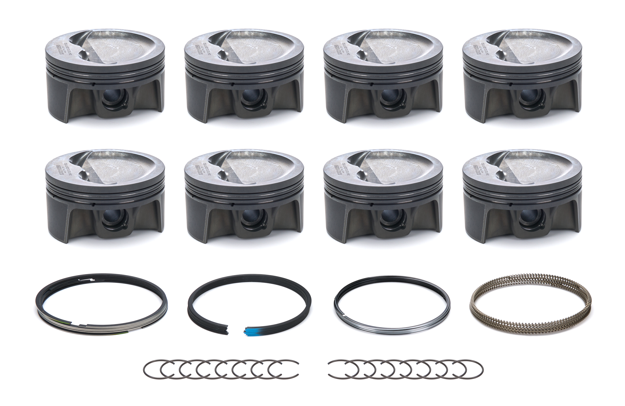 SBC Dish PowerPak Piston Set 4.155 Bore -20cc MAH930210355