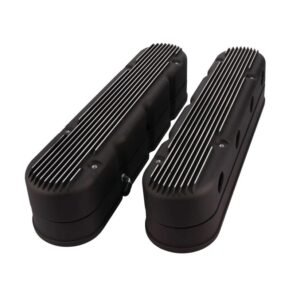 LS 2pc Cast Aluminum VC Finned w/Billet Oil Fill TSPJM8082-2BK