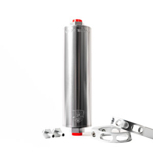 Premium Install Package 8in Silver Billet Clamps VAPVT8SIL-3/8-P