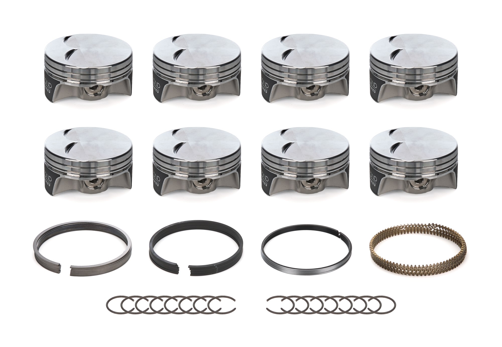 LSX 15-Deg FT Piston & Ring Set 4.125 Bore DIA21563-RS-8