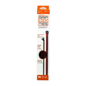 Zip Ties 12in Releasable Black / Red 24pk GLTG12-BKRD-X24