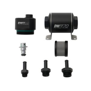 70mm Billet Filter Reg 10 Micron 3/8 Fittings DWK8-FFR-070-010K-38