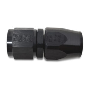 20AN Straight Hose End Black RUS610075