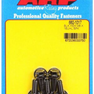 6mm x 1.00 x 16 6pt Bolt Kit 5pk ARP660-1017