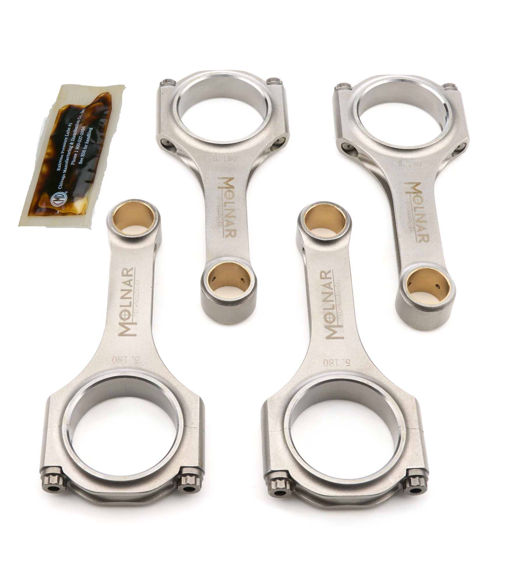5.180 H-Beam Rod Set Subaru EJ25 Non-Turbo MLTSH5180MJB4-A – Morin ...