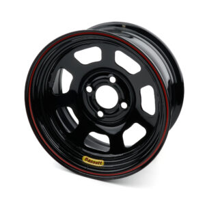 Wheel 14x7 D-Hole 4x4.25in 3.5in BS Black BAS47SP35