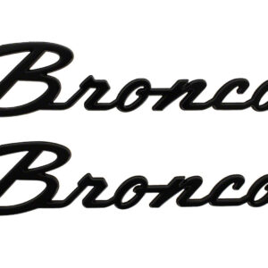 Bronco Classic Script Fender Badge Kit FRDM1447-BSGS