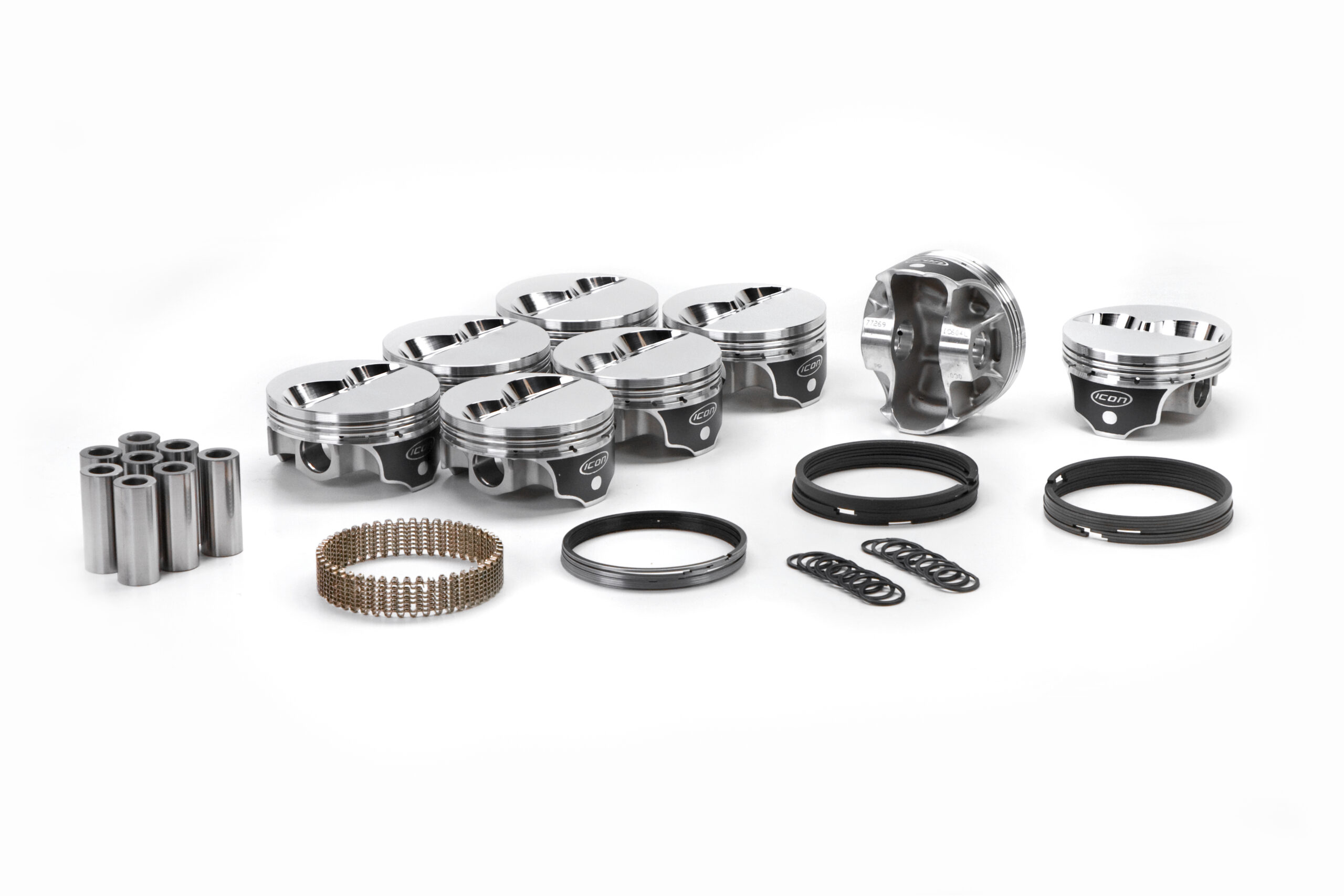 SBC FT Piston Set w/Ring 4.040 Bore -8.9cc ICNIC604KTD.040
