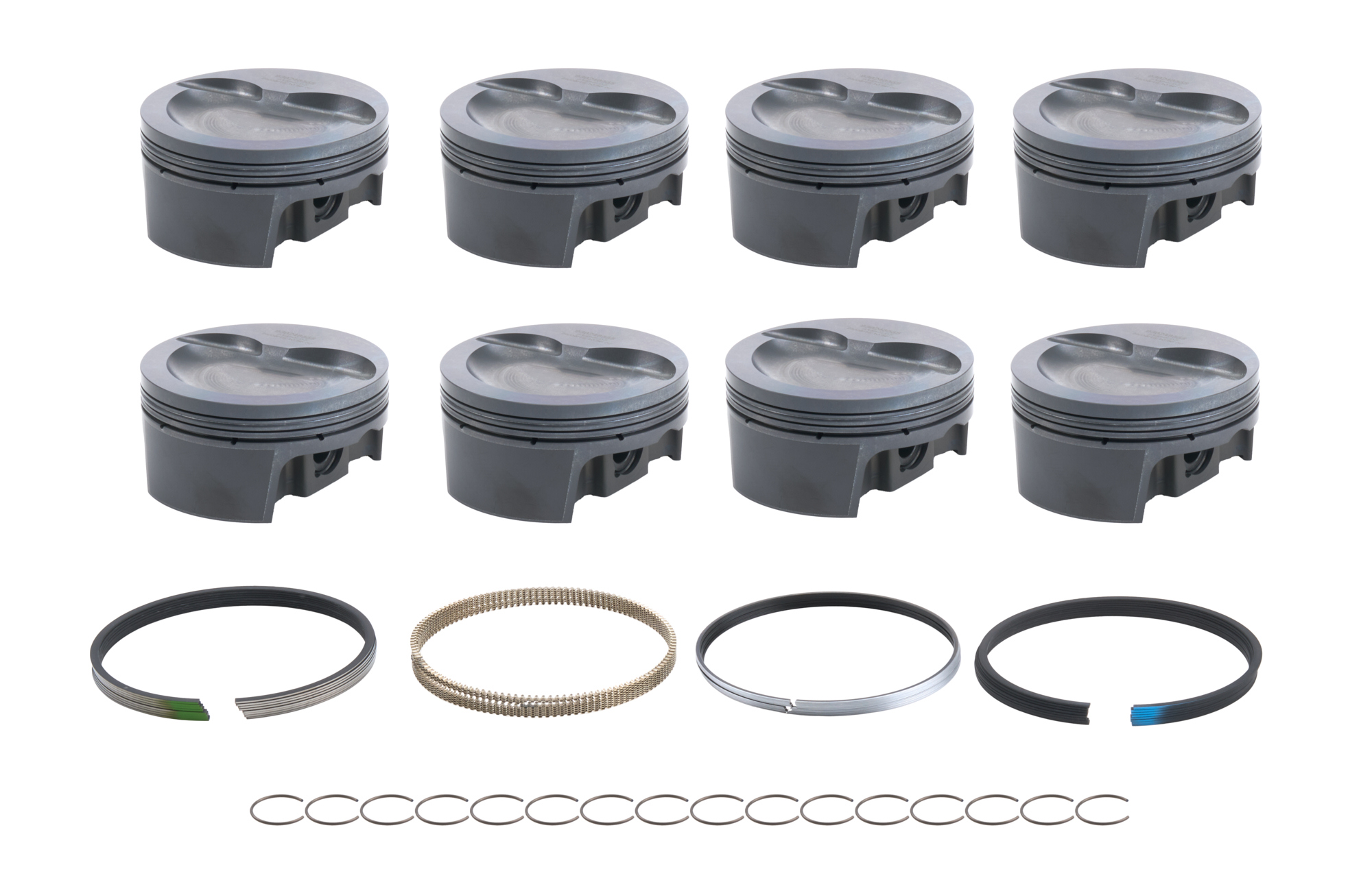 SBF PowerPak Piston Set Inv. Dome 4.155 Bore MAH930248555