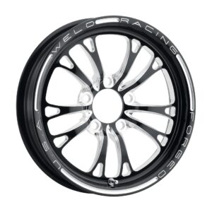 V-Series Frnt Drag Wheel Blk 15x3.5 5x4.75BC 1.75 WEL784C-15274-B