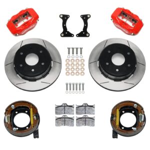 Rear Brake Kit Disc/Drum 71-91 BLazer FDLI Red WIL140-18158-R