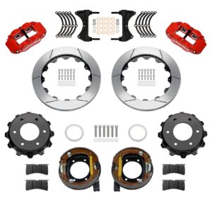 Rear Brake Kit Disc/Drum 71-91 Blazer FNSL4R Red WIL140-18160-R