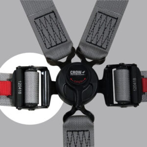 Harness Adjuster 2in Alum Black Pair CRW40002
