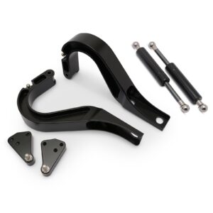 Billet Trunk Hinges Matte Black EDDMS149-10MB