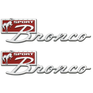 Bronco Sport Script Fender Badge Kit FRDM1447-BSPRT