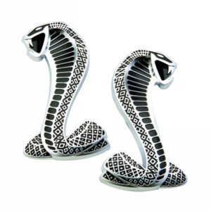 07-14 Mustang Shelby SVT Cobra Snake Fender Badge FRDM1447-C