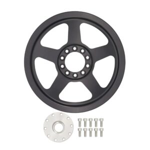 LS Power Steering Pump Pulley and Hub Camaro ICTPUL200-RB6-PS60