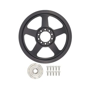 LS Power Steering Pump Pulley and Hub Camaro ICTPUL301-RB6-PS60