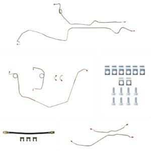 69 Camaro Complete Brake Line Kit Stainless RSDFSP69H4