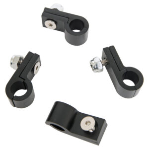 Line Clamp 6AN Tubing Black Anodized (4 Pack) RUS654253