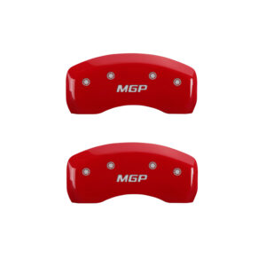 10-17 Mercedes Caliper Covers MGP Engraved Red MGP23197SMGPRD