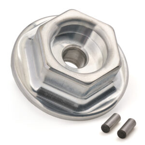 End Cap w/Built-In Nut 1/2in Bolt JRPEC-6111-WC-NX1/2