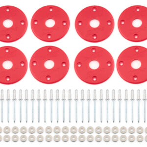 Scuff Plate Plastic Red 12-Pack MD3 FIV30002-34951-R