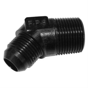 45Deg Adapter Fitting 10AN X 3/4 NPT Black FRG482309-BL