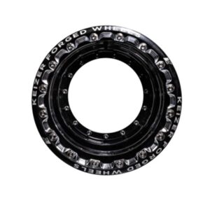 Outer Wheel Half 15 x 8 Direct Mount B/L Black KAW158FBLB